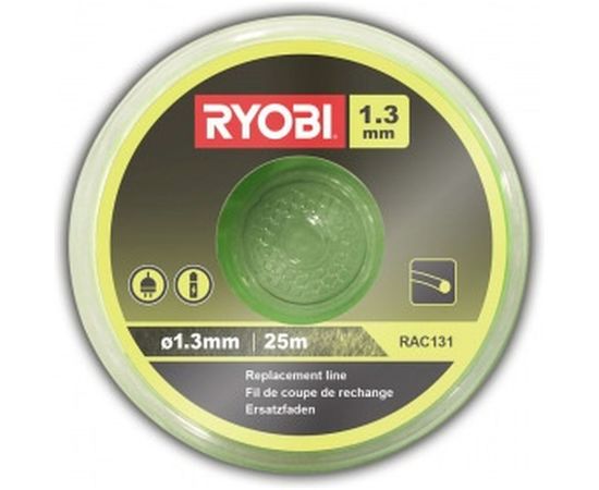Леска (1.3 мм; 25 м; круг) RAC131 Ryobi 5132002624 