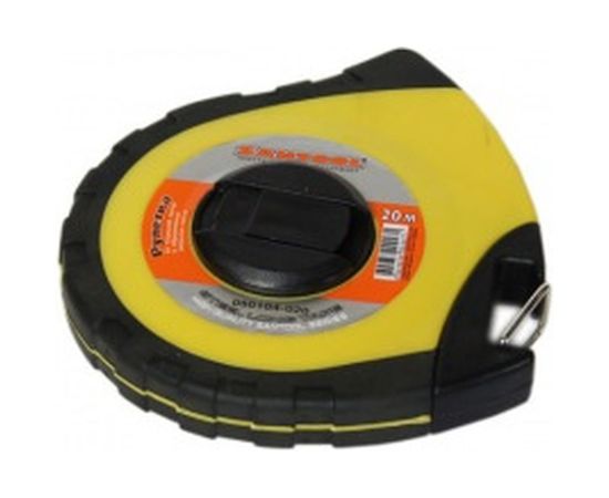 Рулетка SANTOOL 20м x 10 мм со стальной лентой в обрезиненном закрытом корпусе 050104-020 