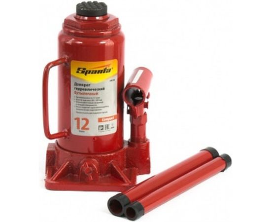 Гидравлический бутылочный домкрат SPARTA Compact 12 т 205-400 мм 50336 