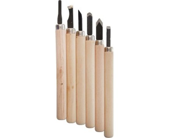 Набор резцов по дереву SPARTA 6 штук 246065 