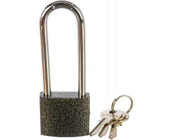Навесной замок STAYER STANDARD удлиненная закаленная дужка, 38мм 37160-38-1 