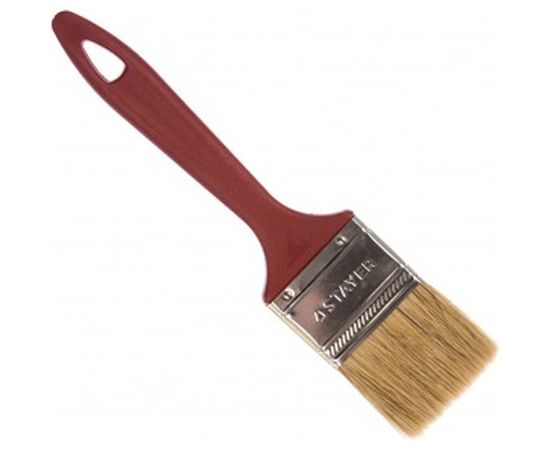 Плоская кисть STAYER UNIVERSAL-MASTER светлая натуральная щетина 50мм 0107-50_z01 