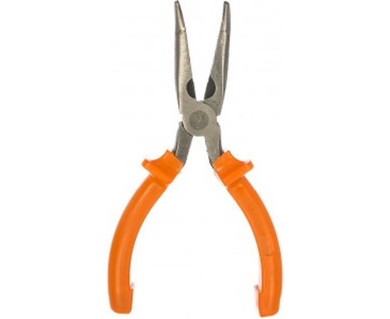 Изогнутые длинногубцы, 160 мм, шлифованные, пластмассовые рукоятки SPARTA Classic 17411 