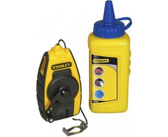 Набор из разметочного шнура 9м и синего мелового порошка Stanley STHT0-47244 