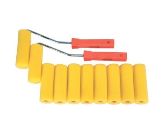 Набор мини-валиков SPARTA ПОРОЛОН 10 шт. + 2 бюгеля 802835 