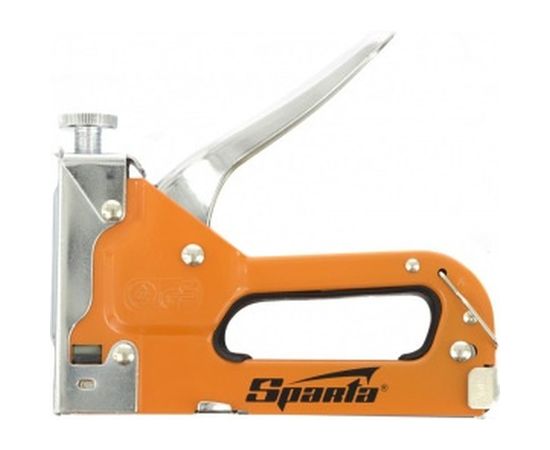 Мебельный регулируемый степлер со скобами 200 шт, тип скобы 53, 6-14 мм SPARTA 42002 