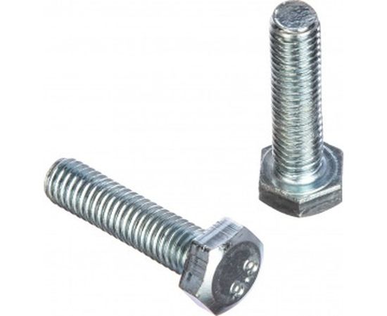 Болт DIN 933 с шестигранной головкой, оцинкованный М6х25, 70шт - коробка Tech-Krep 105202 