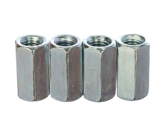 Соединительная гайка Tech-Krep DIN6334 оцинкованная М8 4 шт - пакет 112283 