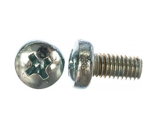 Винт Tech-Krep DIN7985 с полукруглой головкой, оцинкованный М5х10 10 шт - пакет 103014 