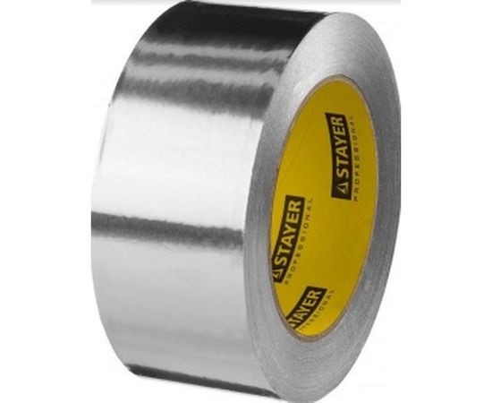 Алюминиевая лента STAYER Professional, до 120С, 50мкм, 75мм х 50м 12268-75-50 