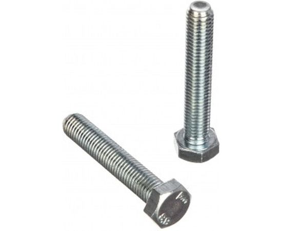 Болт DIN 933 с шестигранной головкой, оцинкованный М12х70, 10шт - коробка Tech-Krep 126530 