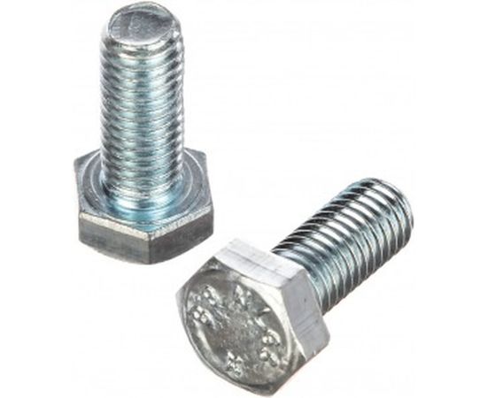 Болт DIN 933 с шестигранной головкой, оцинкованный М8х20, 50шт - коробка Tech-Krep 105207 