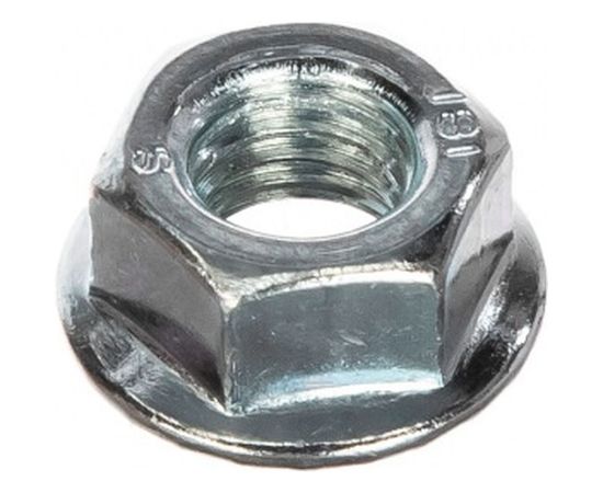 Соединительная гайка с фланцем Tech-Krep DIN6923 оцинкованная М8 35 шт - пакет 141609 