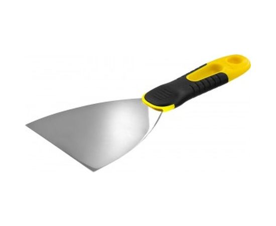 Шпатель с профилированным нержавеющим полотном и 2к ручкой 100мм STAYER PROFESSIONAL 10045-10 