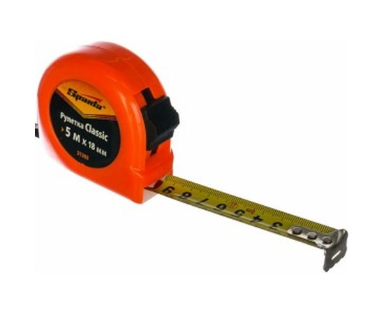 Рулетка 5 м х 18 мм Classic SPARTA 31303 