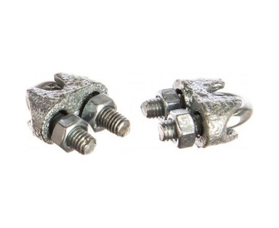 Дугообразный зажим троса 5мм DIN741 2шт - ярлык Tech-Krep 102736 