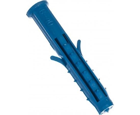 Распорный дюбель Чапай 6х40 шипы+усы, полипропилен 100шт - пакет Tech-Krep 117855 