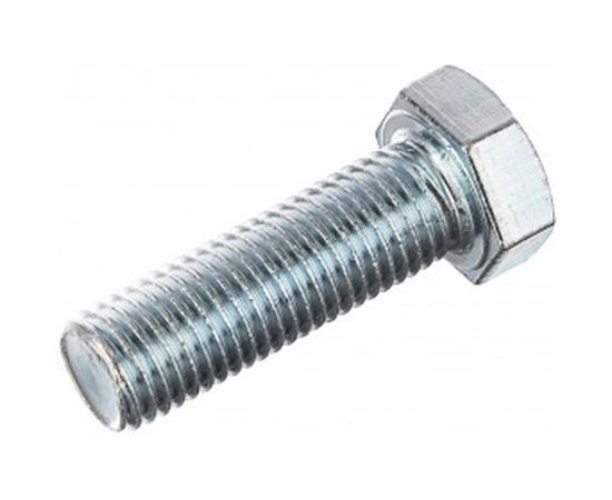 Болт DIN 933 с шестигранной головкой, оцинкованный М16х50, 15шт - коробка Tech-Krep 126535 