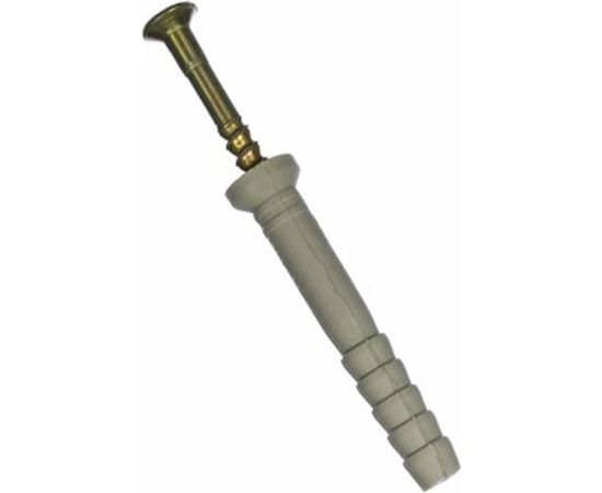 Дюбель-гвоздь 6х40 потайная манжета, полипропилен 500шт - ведро Tech-Krep 113144 