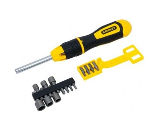 Отвертка с храповым механизмом в комплекте с 20-тью вставками Stanley Multibit STHT0-62574 0-62-574 