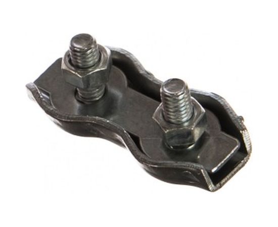 Зажим для троса 4мм 1шт - ярлык Tech-Krep Duplex 108073 