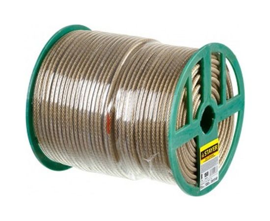 Стальной трос в полимерной оболочке STAYER d=6,0 мм, L=150 м 30410-60 