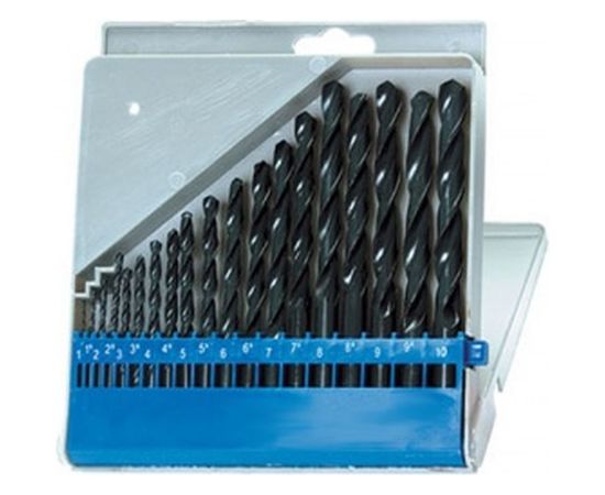 Набор сверл (19 шт; 1-10 мм; HSS) по металлу SPARTA 723705 