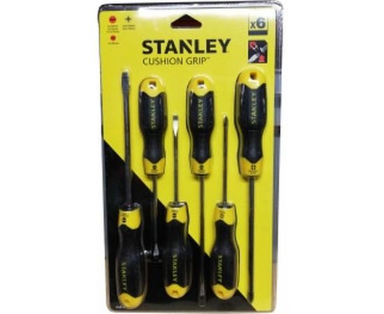 Набор из 6 отверток Stanley CUSHIONGRIP 0-65-007 