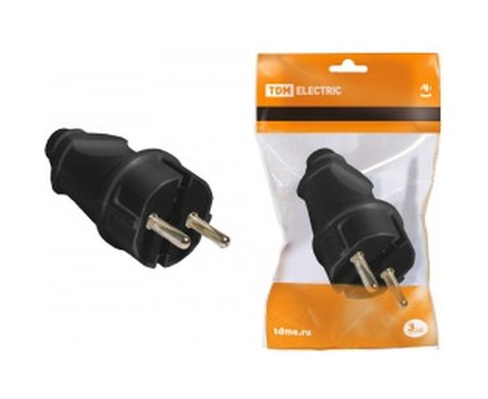 Прямая вилка, черная TDM SQ1806-0004 