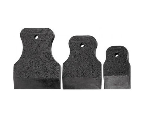 Набор шпателей 40-60-80 мм черная резина SPARTA 858285 