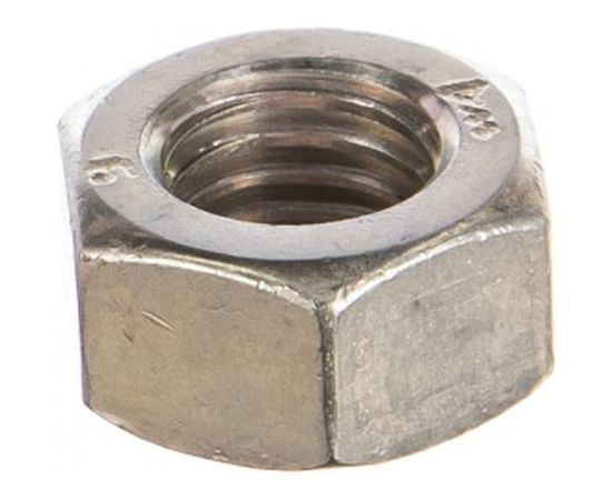 Шестигранная гайка DIN 934 оцинкованная М12, 10шт - пакет Tech-Krep 103028 