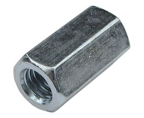 Соединительная гайка Tech-Krep DIN6334 оцинкованная М12 2 шт - пакет 112280 