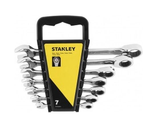 Набор комбинированных ключей Stanley 7 шт, с храповым механизмом STMT82846-0 