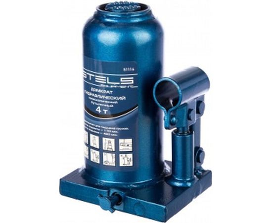 Телескопический гидравлический бутылочный домкрат 4 т STELS 51116 