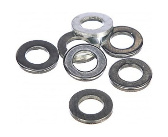 Плоская оцинкованная шайба DIN125а М6 300шт - коробка Tech-Krep 105259 