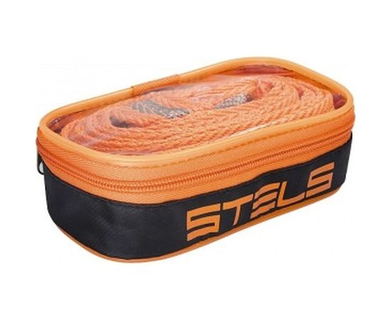 Буксировочный трос 5 м 5 тонн, 2 крюка, сумка на молнии STELS 54381 