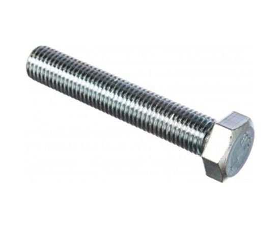 Болт DIN 933 с шестигранной головкой, оцинкованный М16х90, 10шт - коробка Tech-Krep 126538 