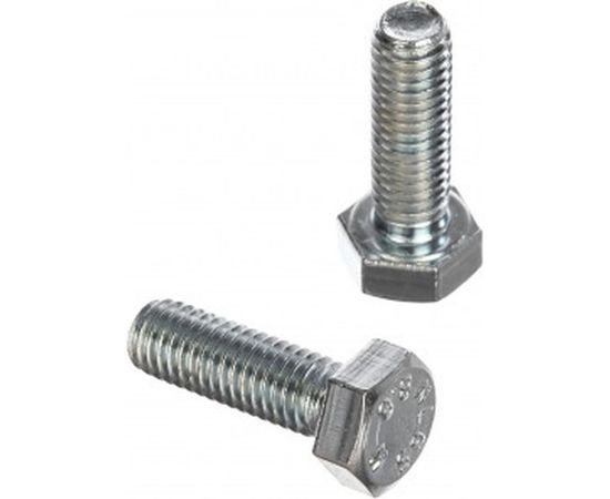 Болт DIN 933 с шестигранной головкой, оцинкованный М8х25, 40шт - коробка Tech-Krep 105208 
