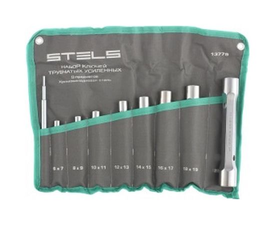 Набор торцевых усиленных ключей-трубок 9шт, CrV STELS 13779 