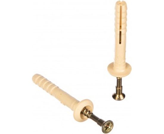 Дюбель-гвоздь 6х40 гриб, нейлон 150шт - ведро Tech-Krep 101331 