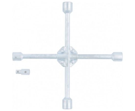 Баллонный усиленный ключ-крест 17х19х21х22х1/2 с переходником на 1/2 STELS 14249 