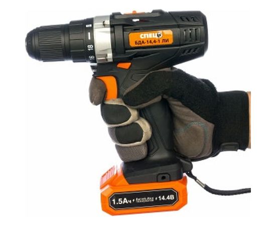 Аккумуляторная дрель-шуруповерт СПЕЦ БДА-14,4-1 ЛИ СПЕЦ-3297 – изображение 4