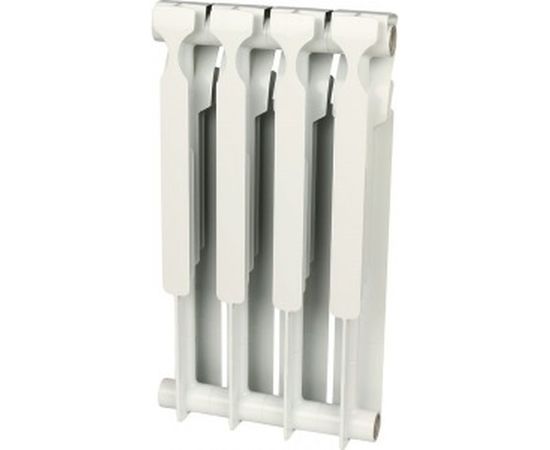 Биметаллический радиатор ROMMER Optima BM 500 4 секции RAL9016 89570 – изображение 4