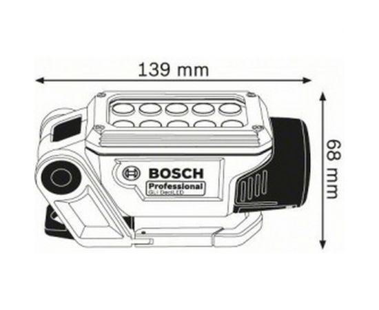 Аккумуляторный фонарь Bosch GLI 12V-330 0.601.4A0.000 – изображение 2
