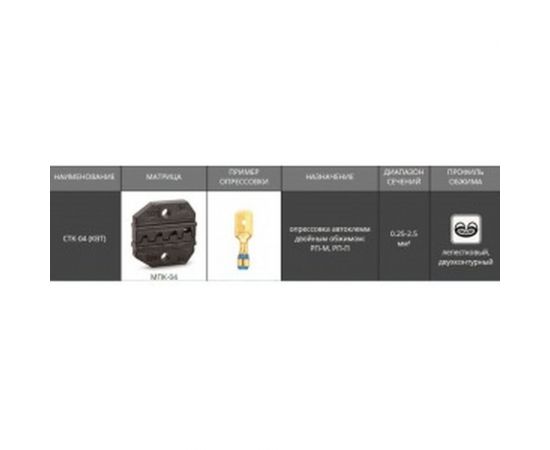 Пресс-клещи КВТ CTK-04 56541 – изображение 2