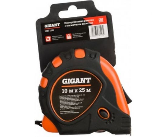 Измерительная рулетка Gigant GMT 1025 10x25 мм с магнитным захватом – изображение 2
