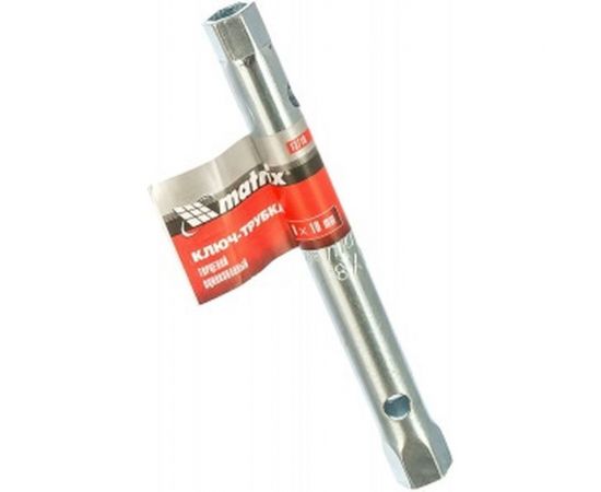 Оцинкованный торцевой ключ-трубка 8х10 мм MATRIX 13710 – изображение 2