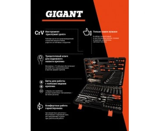 Набор инструментов Gigant 131 предмет GAS 131 – изображение 2
