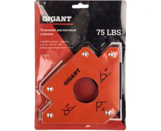 Угольник магнитный стрелка 75LBS Gigant G-0512 – изображение 3
