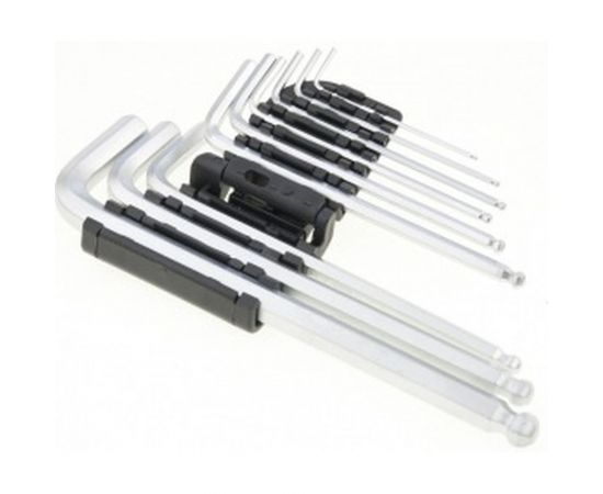 Набор имбусовых удлиненных ключей 1,5-10 мм MATRIX 11233 – изображение 3